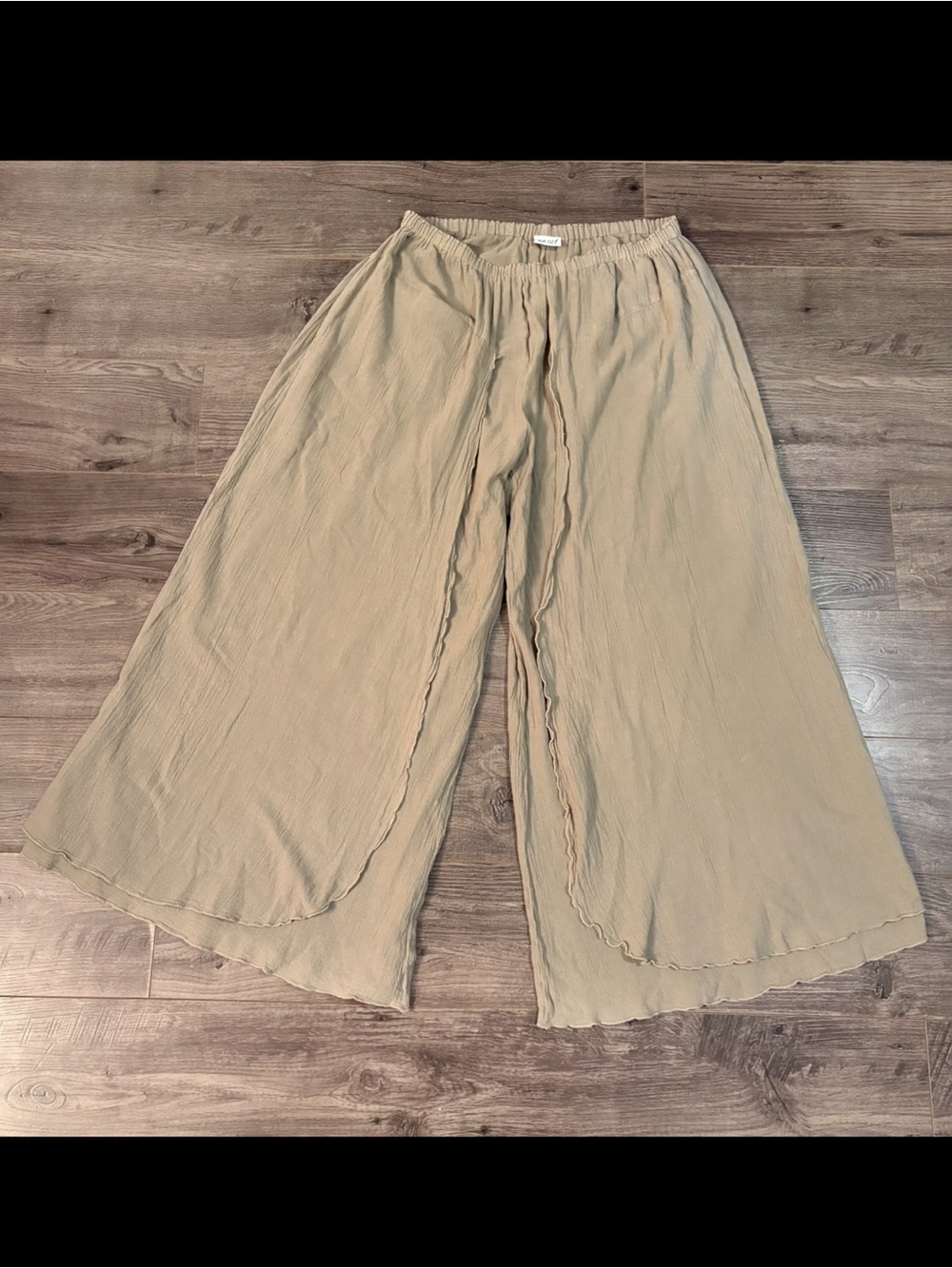 Oh My Gauze ! Wide Leg Cotton Gauze Pants layered overlay flowy